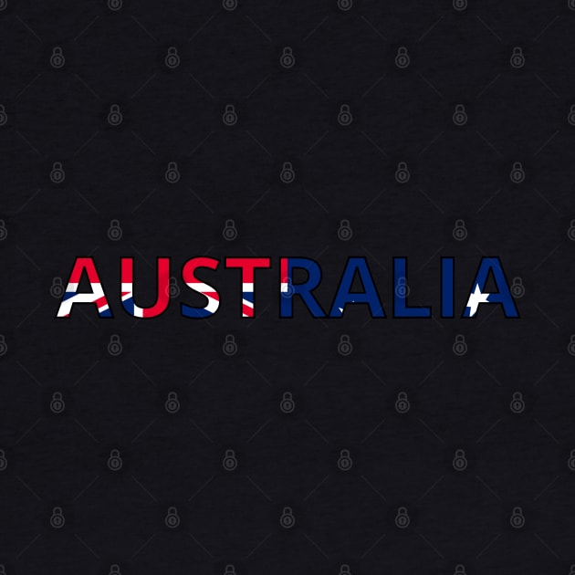Drapeau  Australia by Pixelforma